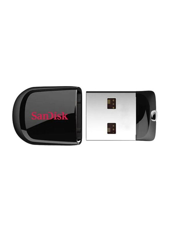 SanDisk 16GB Cruzer Fit USB 2.0 Flash Drive, Black