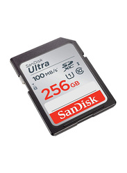 SanDisk 256GB Ultra SDHC Memory Card, 100MB/s, Black