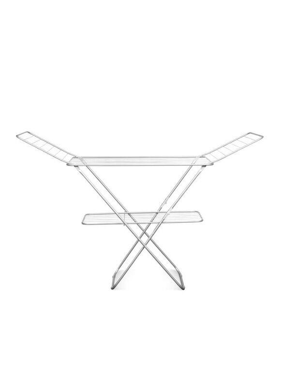 

Royalford Metal Foldable Cloth Drying Stand, 128 x 55cm, Silver