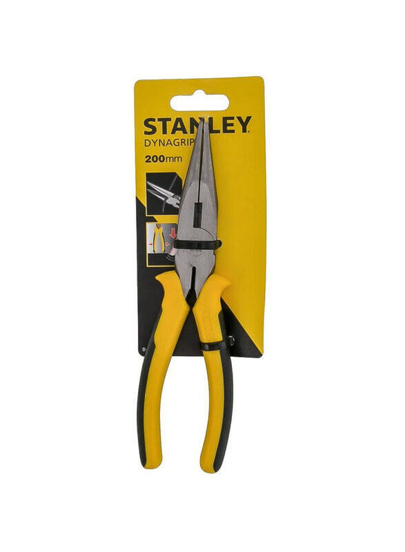 

Stanley 200mm Long Nose Pliers, Multicolour