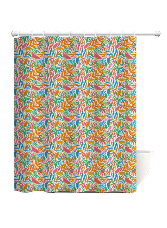 

Danube Home 180 x 180cm Happy Place Polyester Shower Curtain, Multicolour