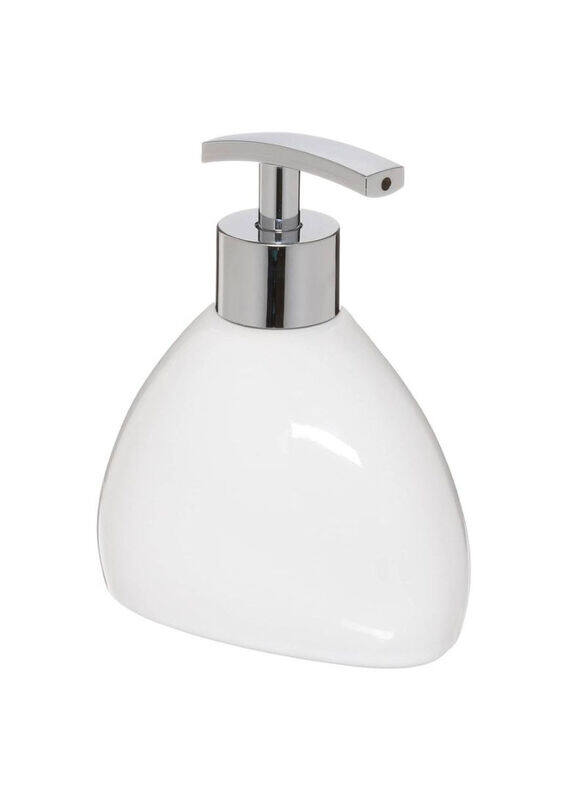 

5Five 10.8 x 8.5 x 13cm Ceramic Soap Dispenser, White