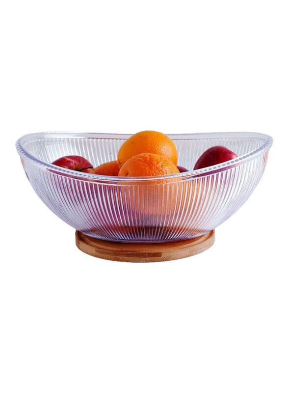 

Pan 3.3 Ltr Barok Acrylic Serving Bowl, Clear