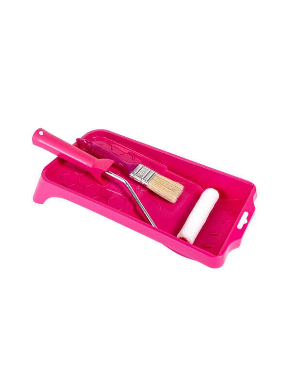 

Beorol Painting Brush Set, 3 Piece, Pink