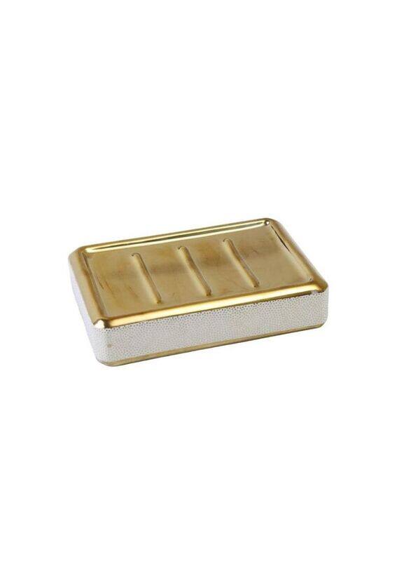 

Ace Pan Emirates Acel Ceramic Soap Dish, Grey/Gold