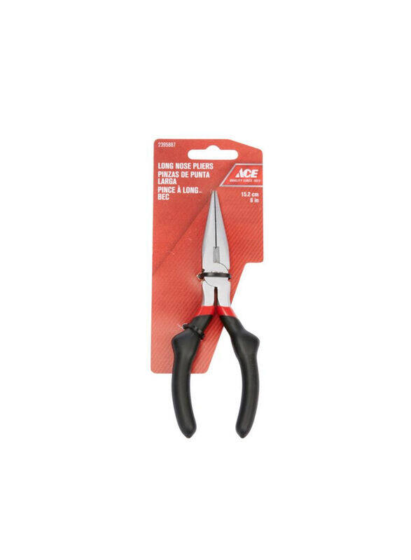 

Ace 15cm Long Nose Pliers with Vinyl Handle, Multicolour