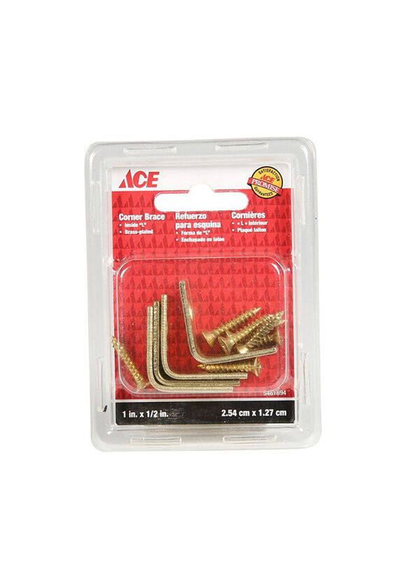 

Ace 2.5cm Corner Brace, Gold