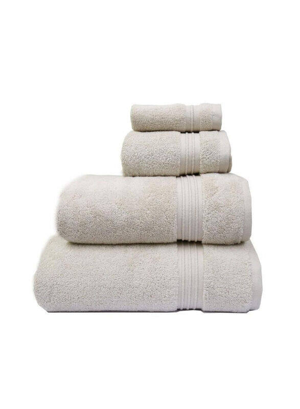 

Danube Home Flossy Cotton Hand Towel, White