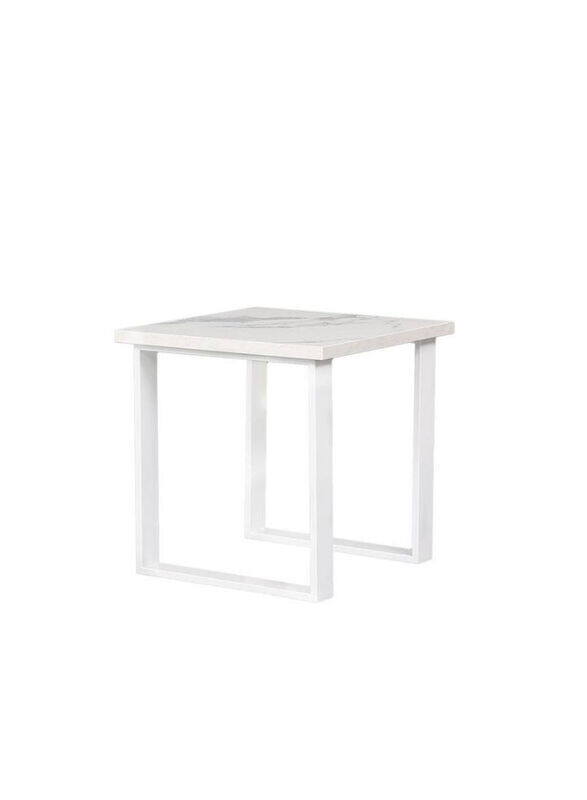 

Danube Home Morena MDF End Table, White