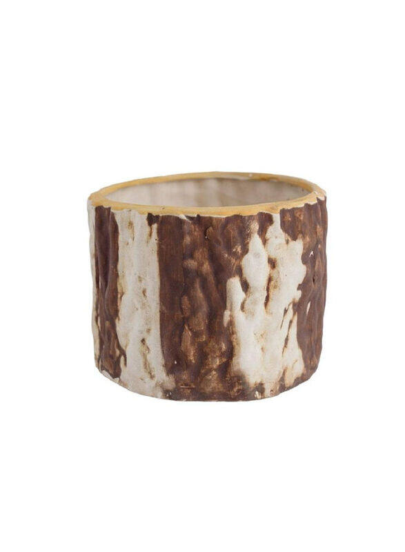 

Ace Ceramic Tree Trunk Planter, Brown