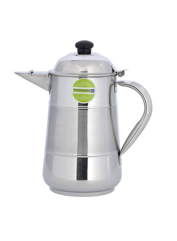 

Royalford 2 Ltr Stainless Steel Milk Jug With Handle, Silver