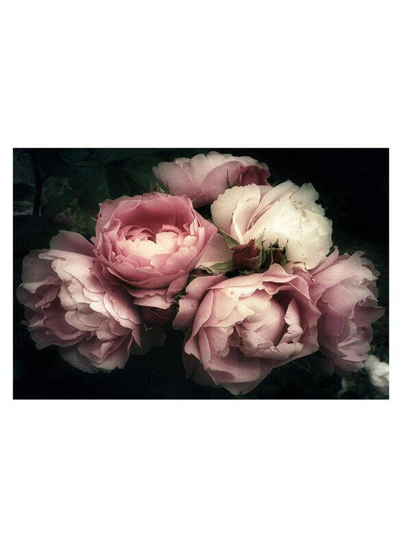 

Danube Home Peony Bunch Diana Glass Wall Art, Multicolour