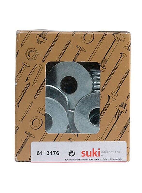 

Suki 37mm Zinc Plated Flat Washers, Silver