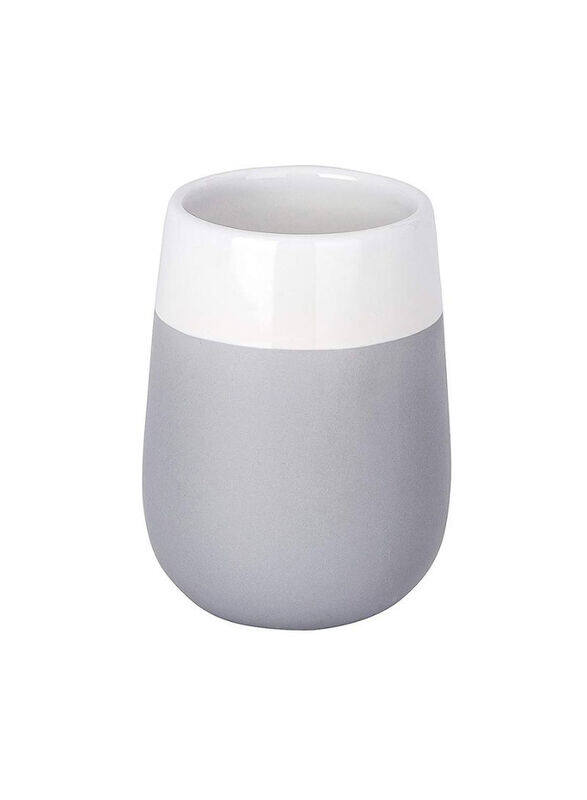 

Wenko 11cm Malta Tumbler, Grey/White