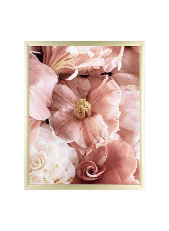 

Danube Home Gallery Polystyrene Big Pink Flower Framed Art, Pink