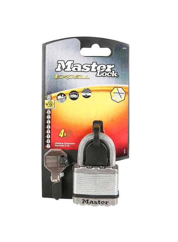 

Master Lock 50mm Excell Padlock, Silver