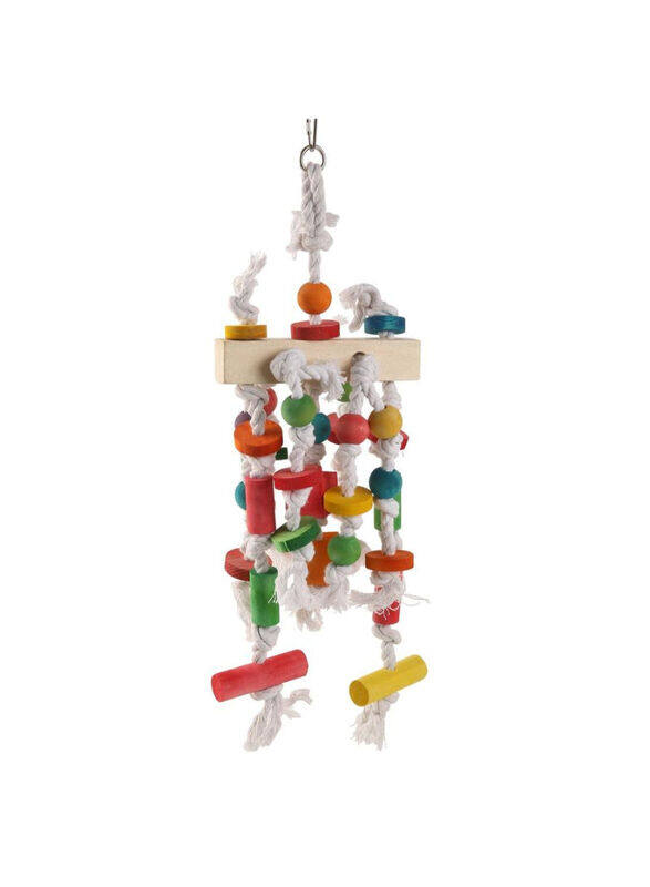 

Coollapet Made To Chew Bird Toy, Multicolour