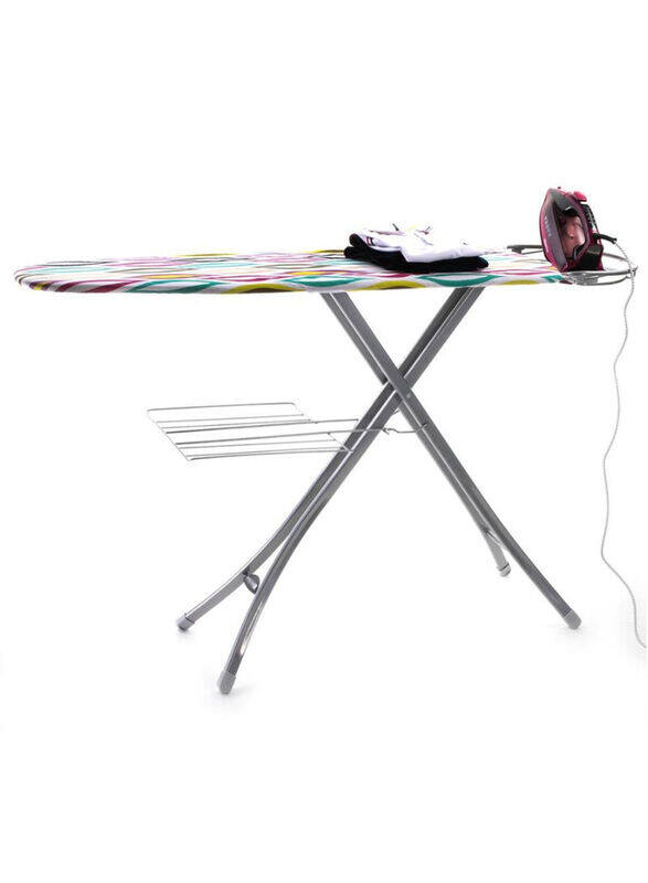 

Royalford Ironing Board with Attached Cloth Rack, Multicolour