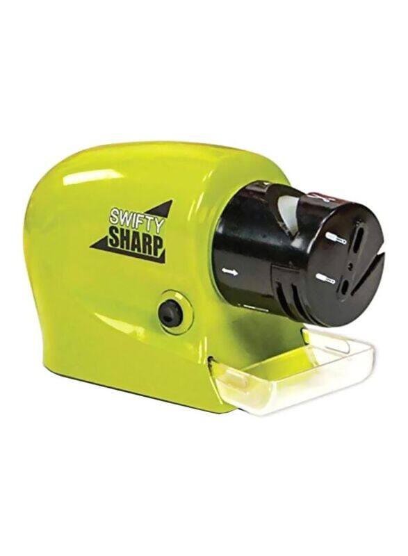 

Swifty Sharp Cordless Motorized Knife Sharpener, B07MX2YJH6, Green/Black