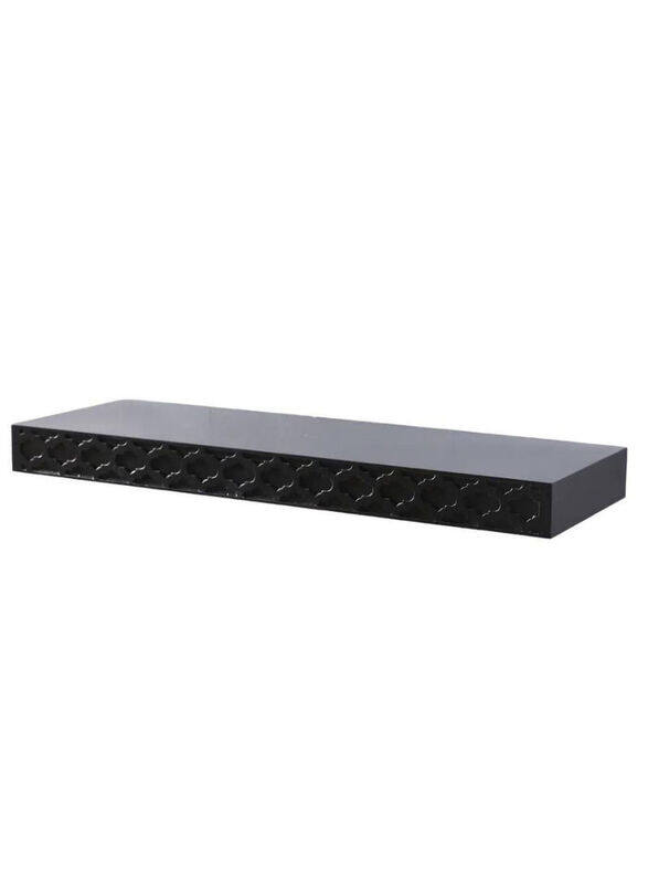 

Danube Home Elizabeth MDF Floating Wall Shelf, Black