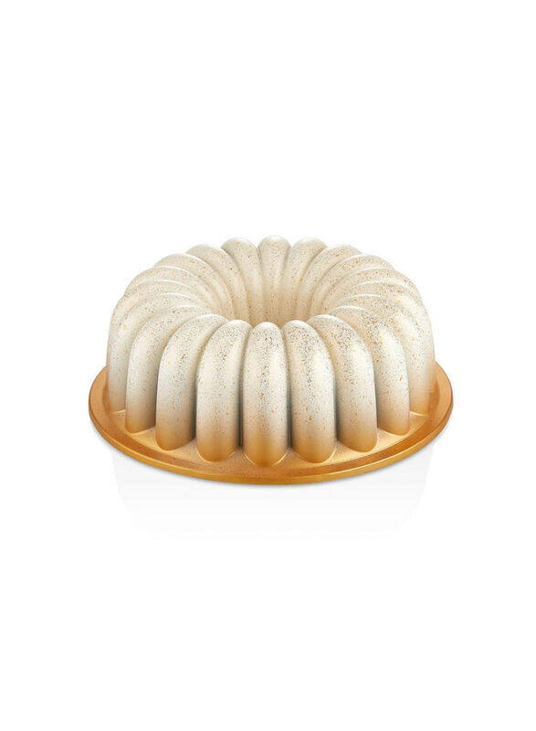 

Royalford 26cm Non-Stick Aluminium Bundt Cake Pan, Brown