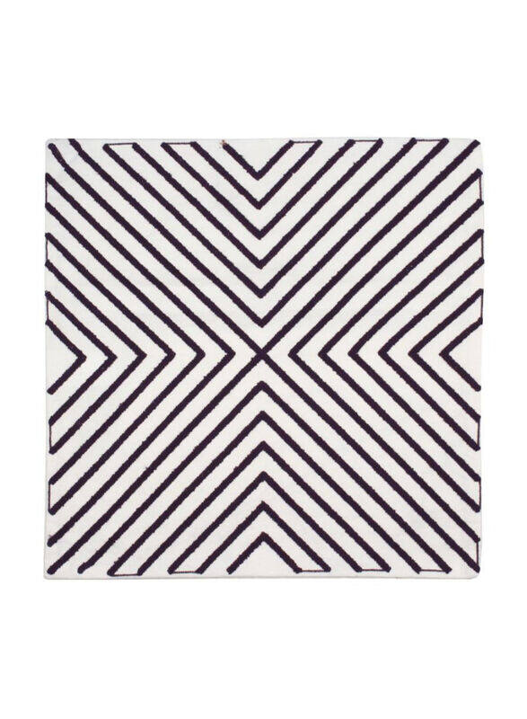 

Living Space Embroidered Cushion Cover, 45 x 45 x 2cm, Black/White