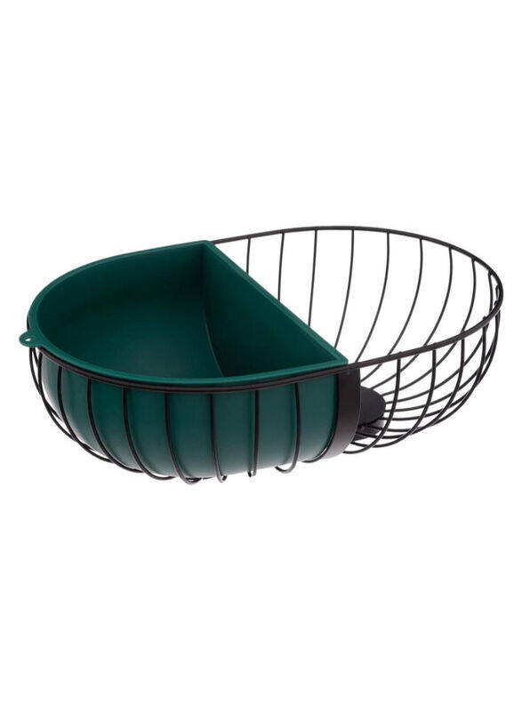 

5Five Metal Fruit Basketball, 32 x 21.2 x 10.5cm, Black