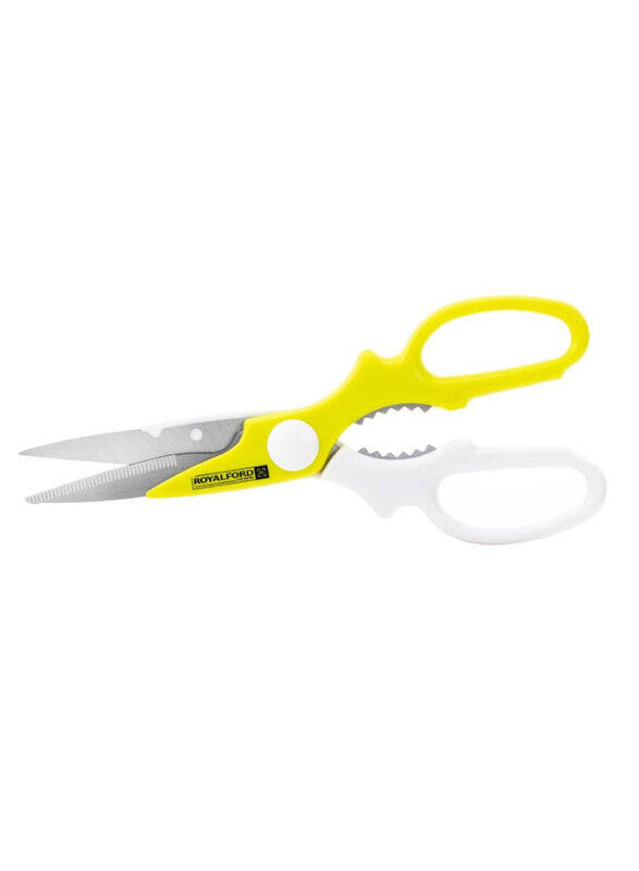 

Royalford 23cm Stainless Steel 2-in-1 Kitchen Shears, Multicolour