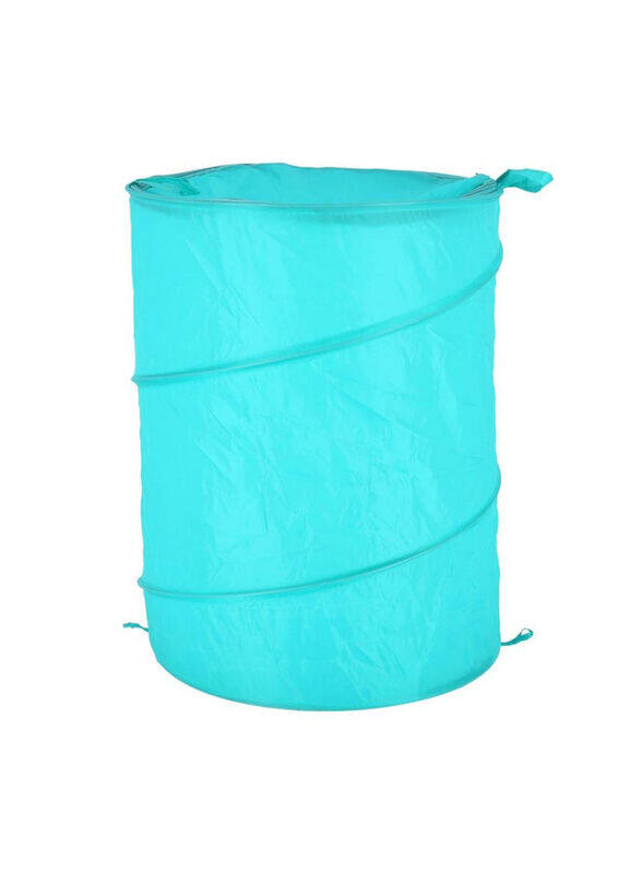 

Royalford Polyester Collapsible Laundry Basket, Blue