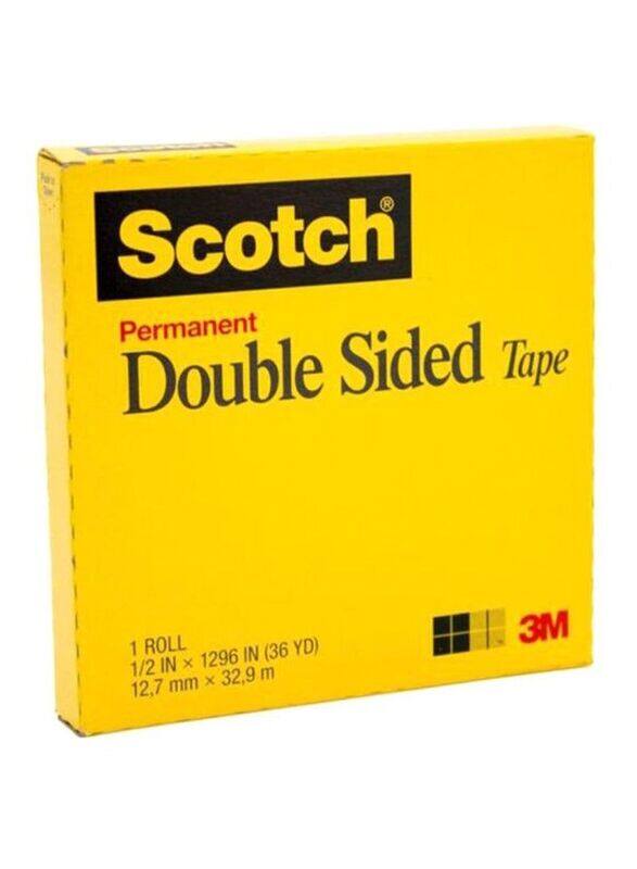 

3M Scotch Permanent Double Sided Tape, Clear