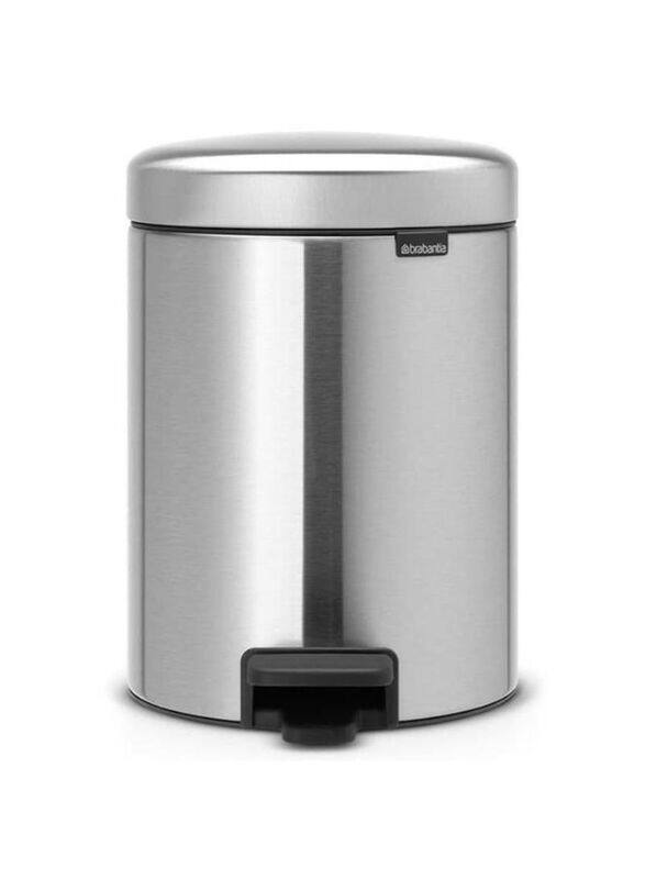 

Brabantia Newicon Pedal Bin, 5 Liters, Silver