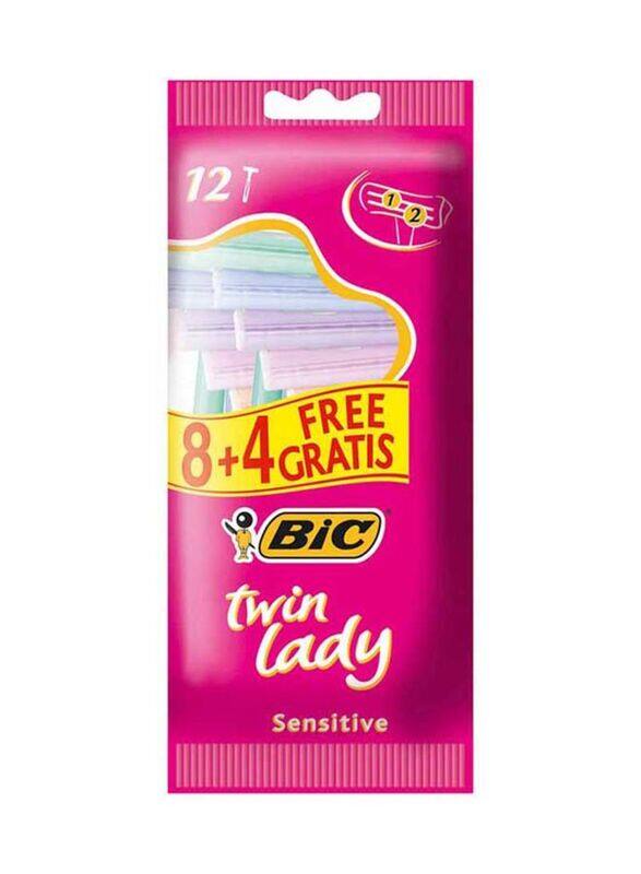 

BiC X12 Twin Lady Sensitive Shaver, 12 Piece