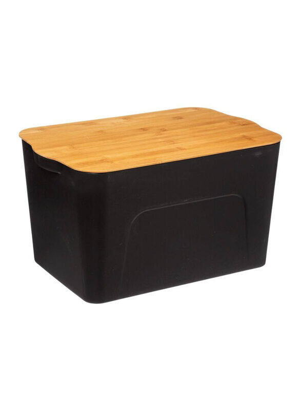 

5Five Plastic Storage Box, Black