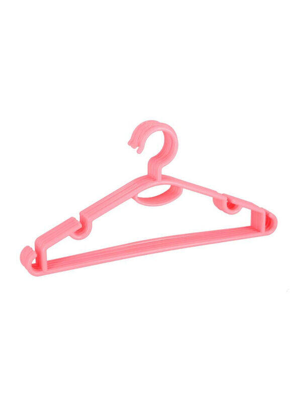 

Royalford 5-Piece Plastic Clothes Hanger, Pink