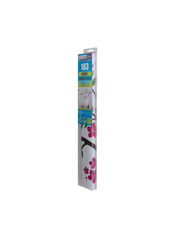 

Stickie Art Birds On Flower Branch Wall Sticker, Multicolour