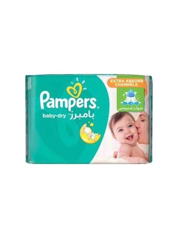 

Pampers Baby-Dry Disposable Diapers, Size 4+, 9-16 Kg, 15 Count