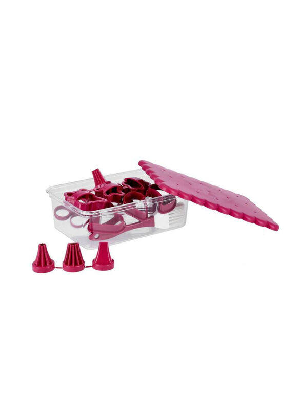 

Royalford Plastic Cookie Set, Red