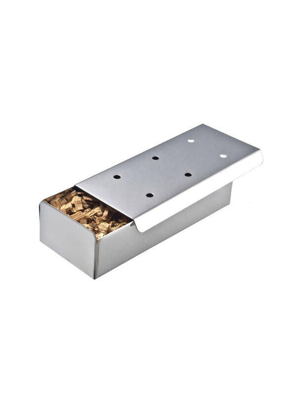 

Proq Stainless Steel Wood Chip Box, Silver