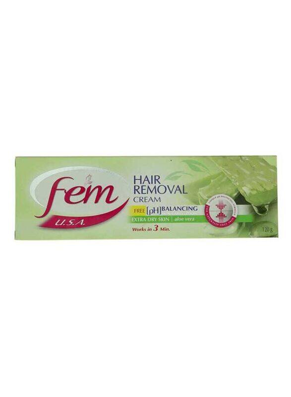 

Fem Extra Dry Skin Hair Removal Cream with Lotion, 120gm