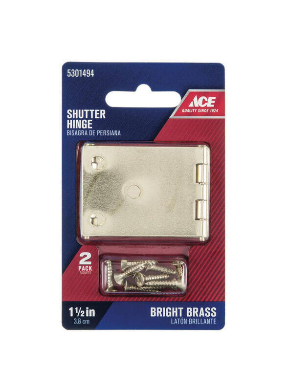 

Ace Steel Shutter Hinge, Gold