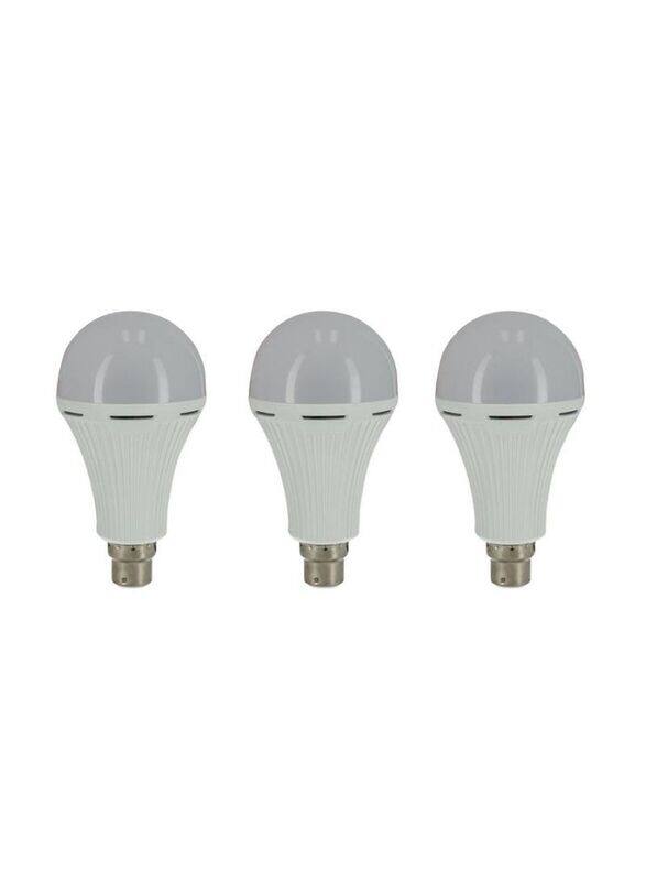 

Olsenmark 3-Piece Rechargeable LED Bulb, White