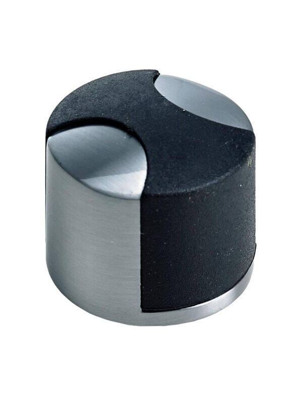 

Hettich Steel Doorstop, 3 x 3 x 4.5cm, Silver/Black