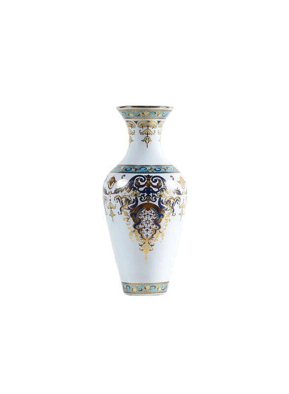 

Danube Home Lina Ceramic Vase, White