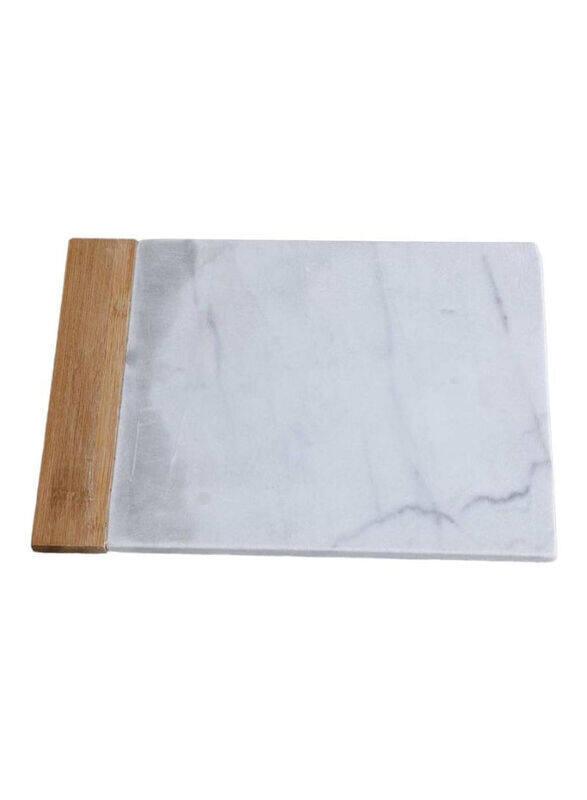 

PAN Marble & Bamboo Cheese Cutting Board, 28 x 20 x 1cm, White