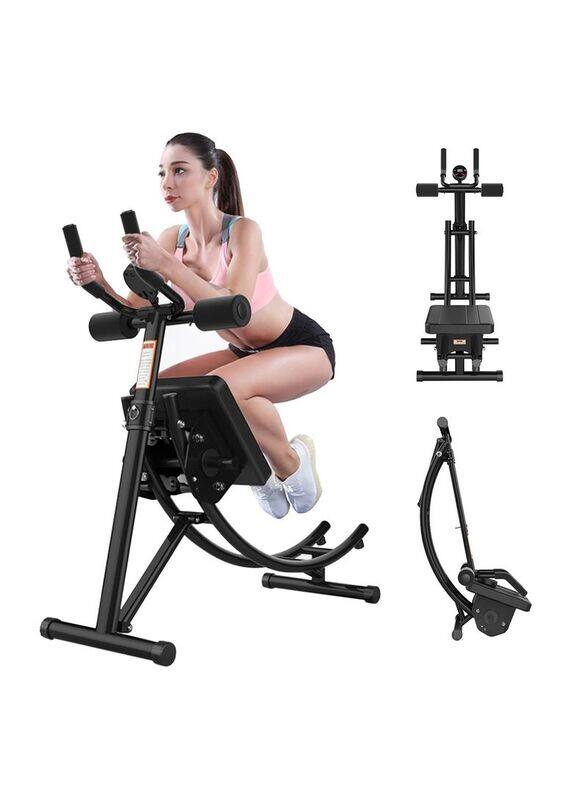 

Generic Abdominal Muscle Trainer Thin Waist Machine, Black