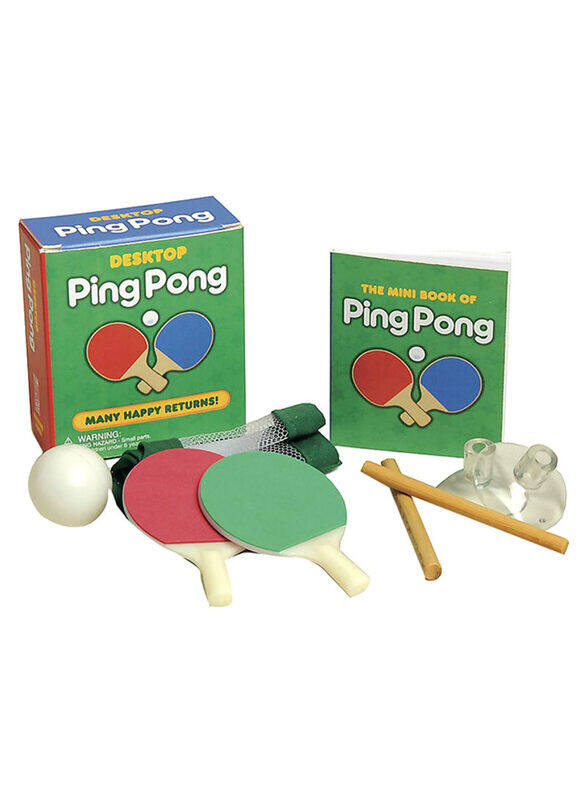 

Generic Desktop Ping Pong Paddle Set, Multicolour