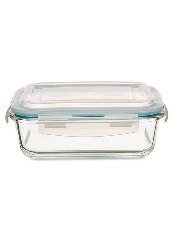 

Generic Rectangular Glass Food Container, 1 Liters, Clear