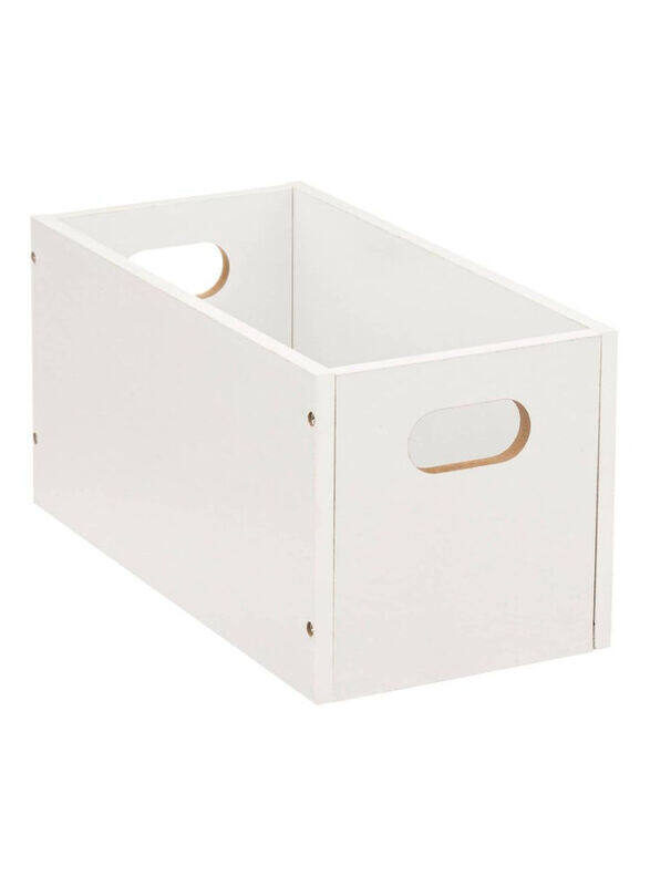 

5Five Mix n Module Wooden Storage Box, White