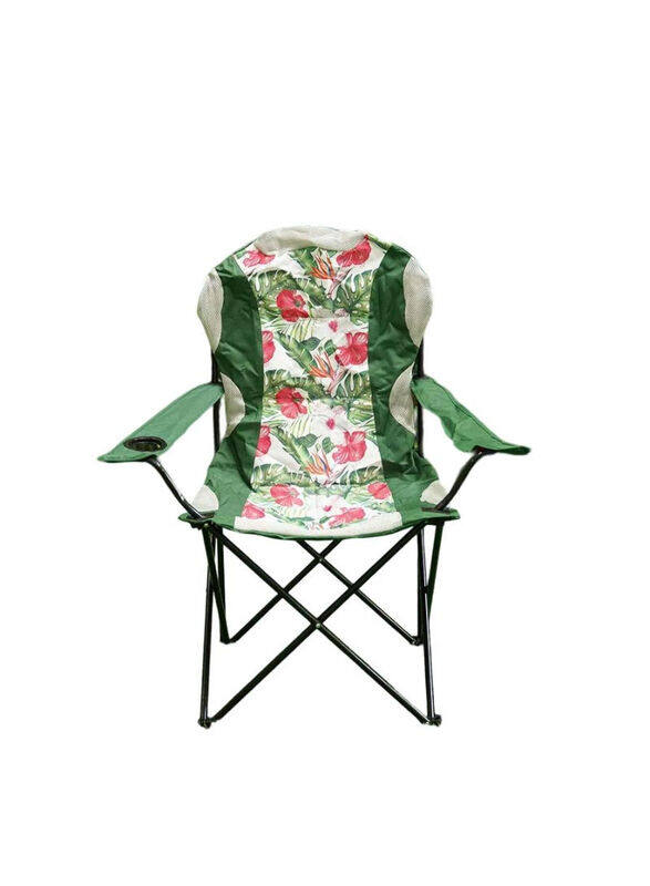 

Danube Home Flora Steel Folding Chair, Green