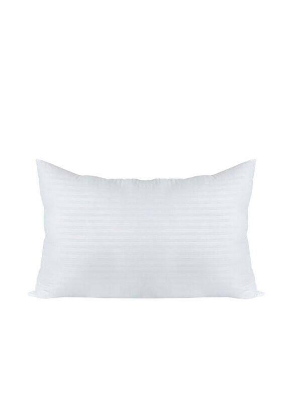 

Danube Home 50 x 75cm Comfy Polyester Stripe Pillow, White